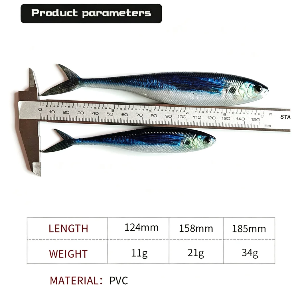 CHEERY 3D Silicone Soft Lure Fishing Bait, for River ABS Pencil Lure - view 4