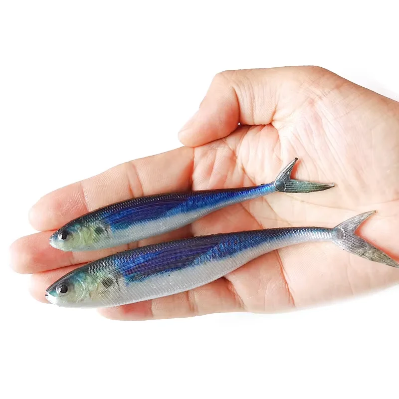 3D PVC Material Soft Lure Artificial Fishing Bait Plastic