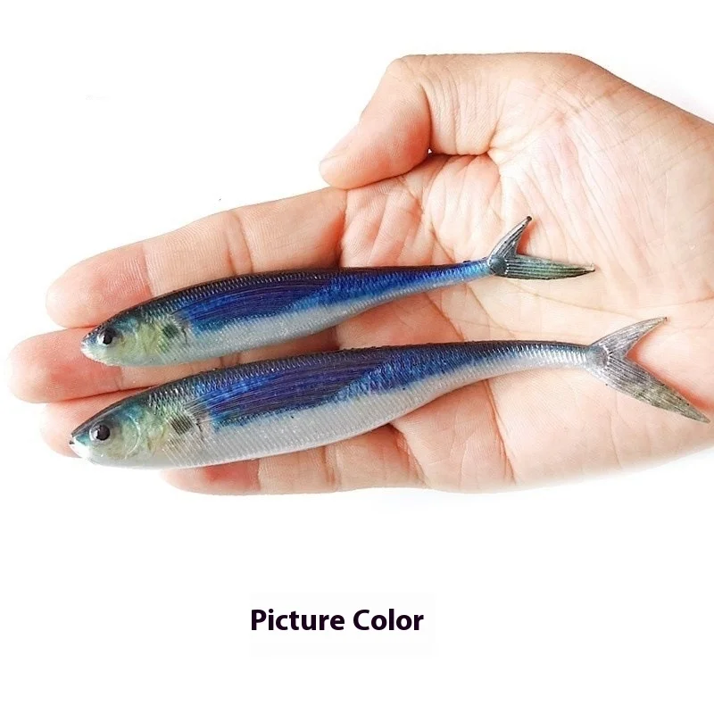 3D PVC Material Soft Lure Artificial Fishing Bait Plastic ABS Pencil Lure - view 8