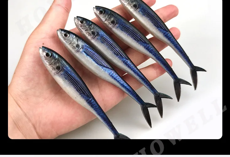 3D PVC Material Soft Lure Artificial Fishing Bait Plastic ABS Pencil Lure - view 14
