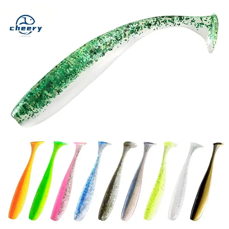 CHEERY 2.1G1CM Soft Paddle Tail Lure Artificial Fishing Bait