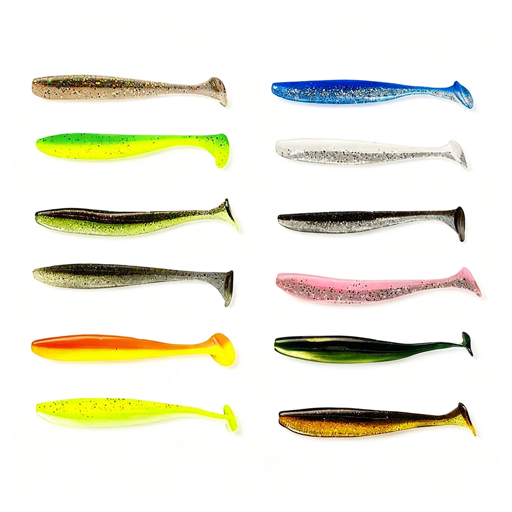 CHEERY 2.1G1CM Soft Paddle Tail Lure Artificial Fishing Bait ABS Pencil Lure - view 1