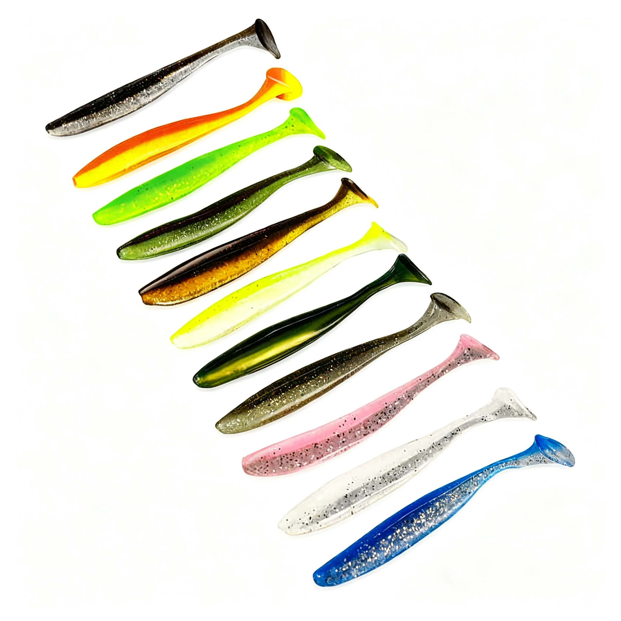 CHEERY 2.1G1CM Soft Paddle Tail Lure Artificial Fishing Bait ABS Pencil Lure - view 2