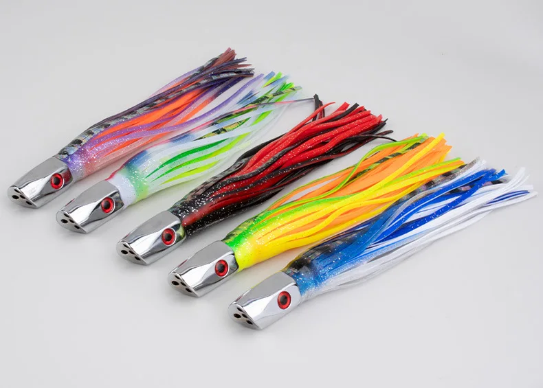 CHEERY Soft Fishing Bait Saltwater Octopus Metal Trolling Marlin ABS Pencil Lure - view 15