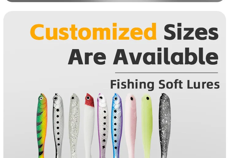 5cm6.5g Artificial Fishing Bait 3d Curly Tail Soft Lure - Pencil Lure by Cheery