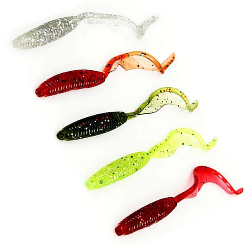 9.5 cm Silicone PVC Fishing Bait Saltwater Fish Soft Plastic Lure