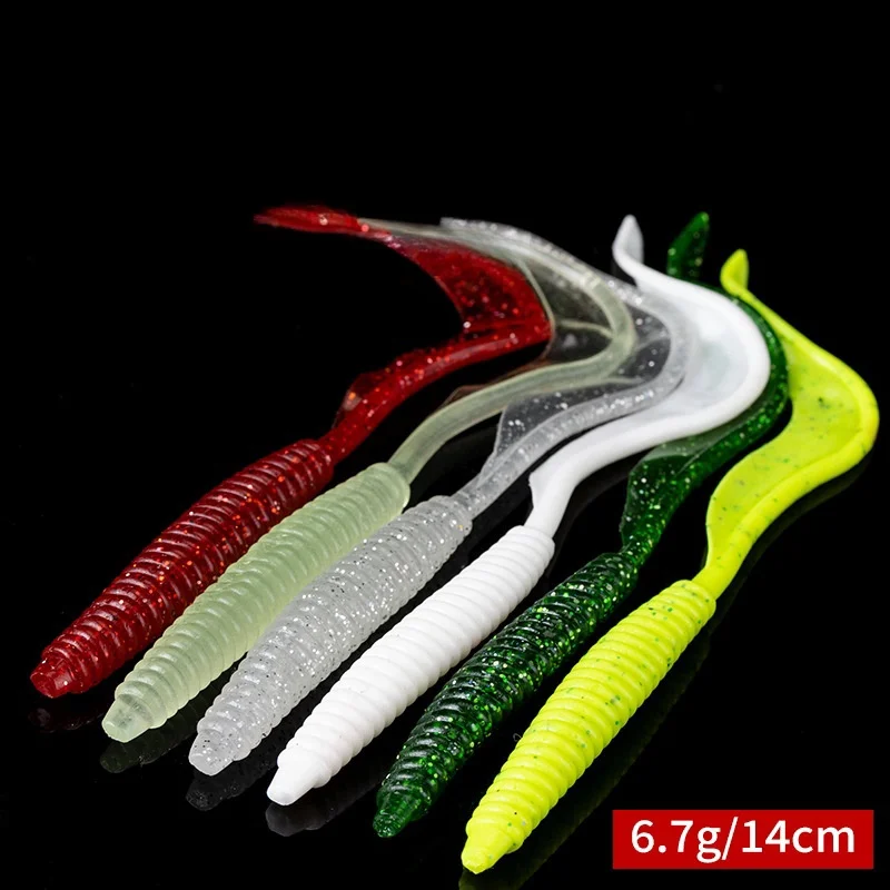14 cm 6.7 g Soft Worm Freshwater River ABS Pencil Lure - view 10