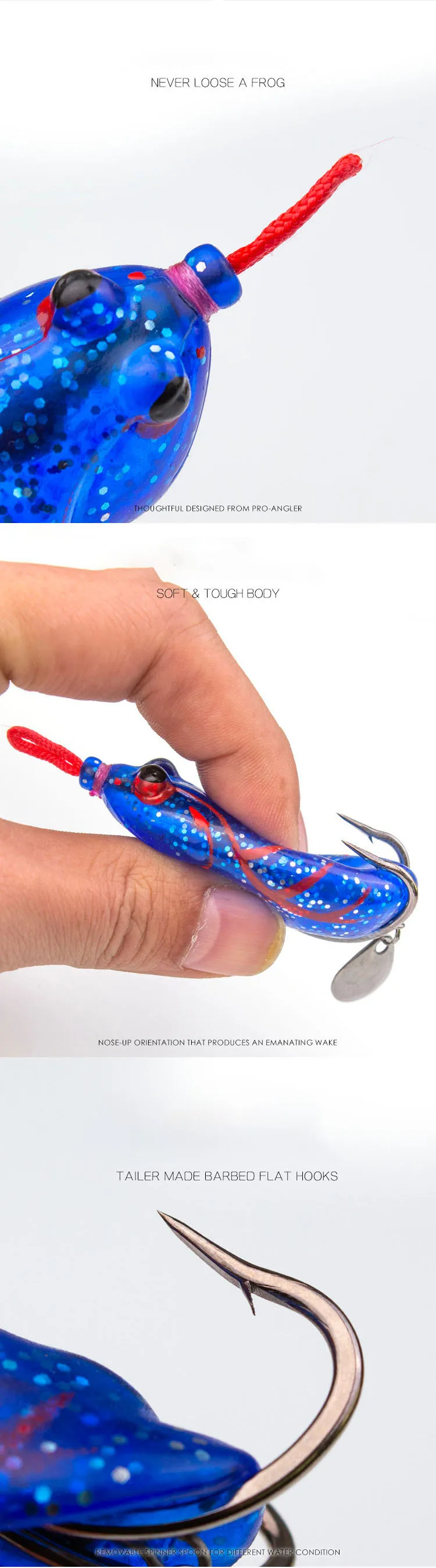 Thunder Frog Blackfish Kill Modification Simulation ABS Pencil Lure - view 4