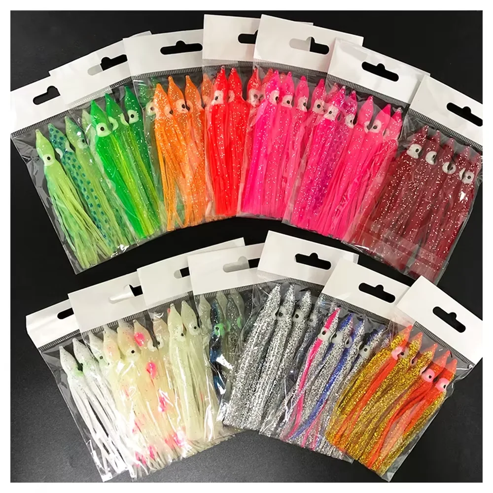 10 cm Luminous Silicone Plastic Squid Octopus Trolling Boat Soft Lure ABS Pencil Lure - view 6
