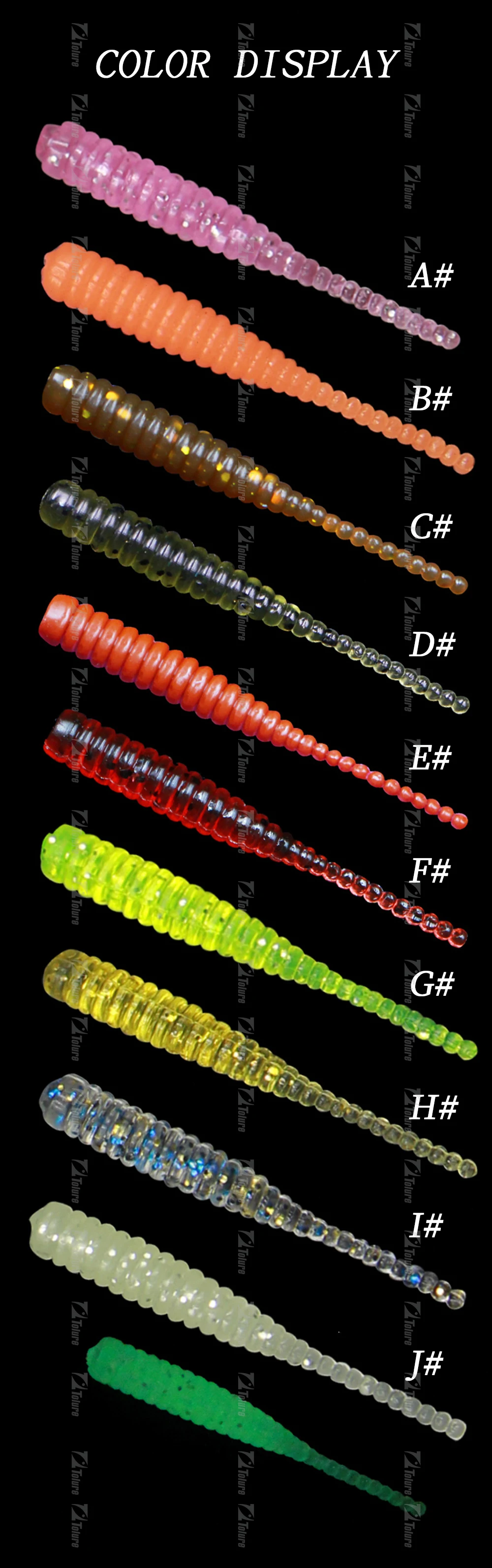 Soft Lure 38 mm 0.3 g 10 / 10 PVC Fishing Bait, for Saltwater ABS Pencil Lure - view 7