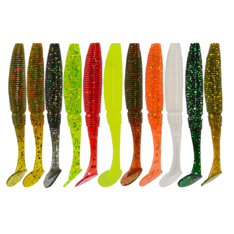 7.5 cm 3g Paddle Tail Fishing Bait pvc Bass ABS Pencil Lure - view 2