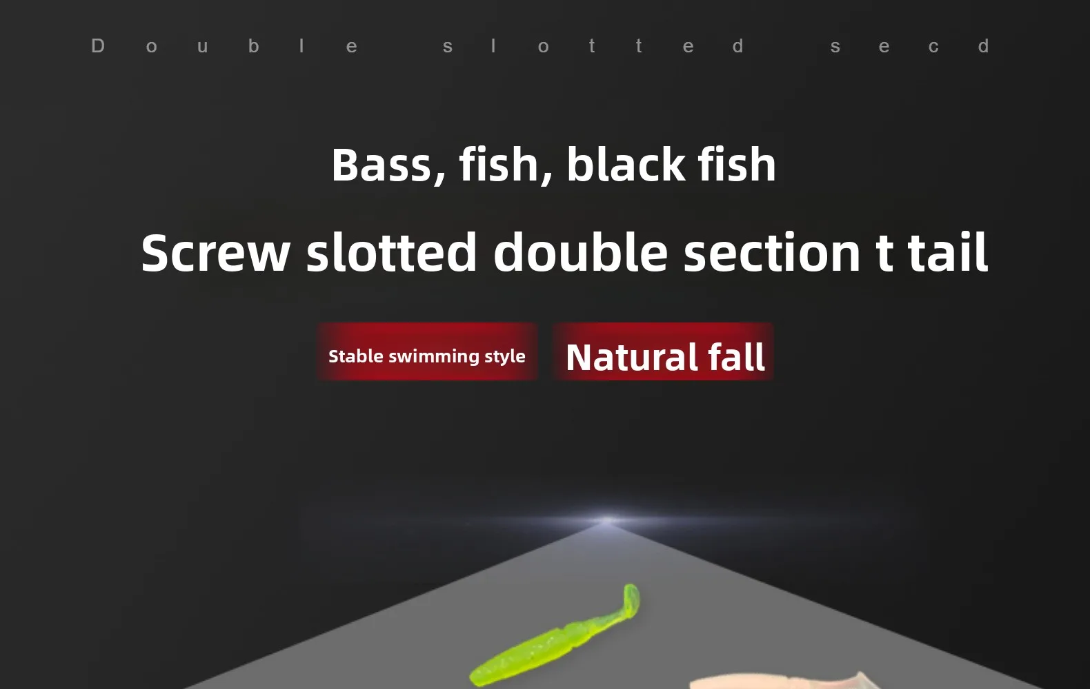 7.5 cm 3g Paddle Tail Fishing Bait pvc Bass ABS Pencil Lure - view 7