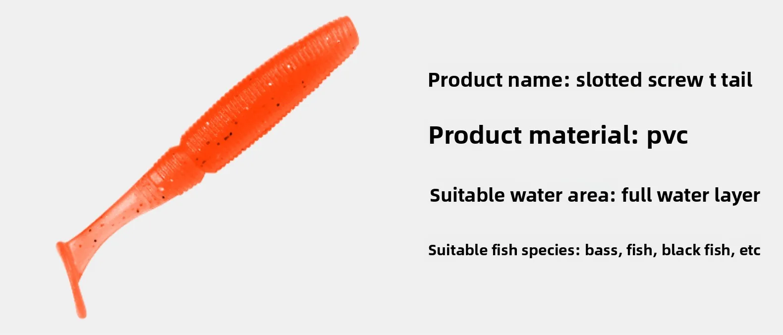 7.5 cm 3g Paddle Tail Fishing Bait pvc Bass ABS Pencil Lure - view 10