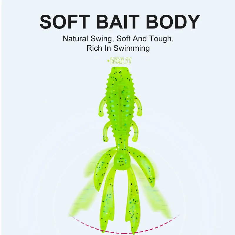 WML11 2g 60mm 12pcs Fishing Soft Soft Lure ABS Pencil Lure - view 5