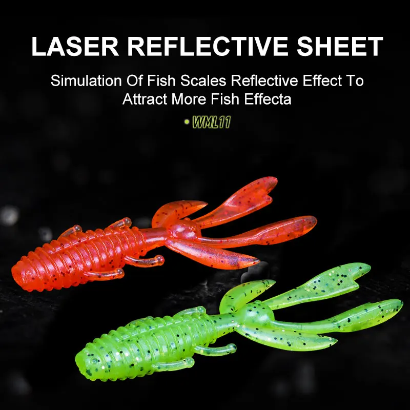 WML11 2g 60mm 12pcs Fishing Soft Soft Lure ABS Pencil Lure - view 7