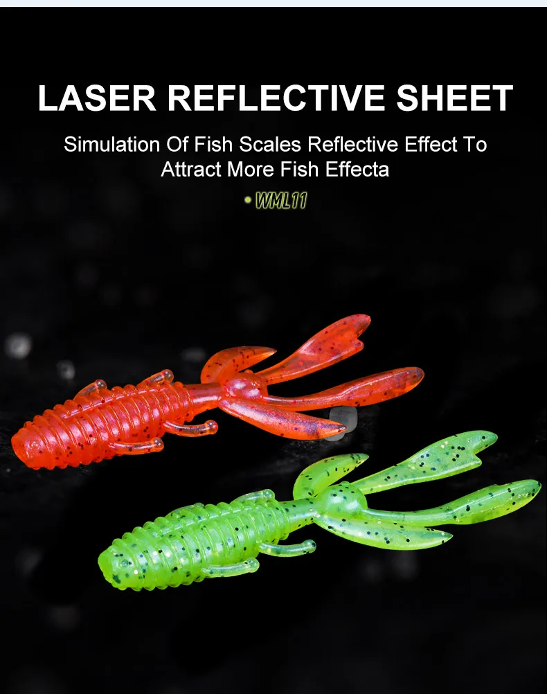 WML11 2g 60mm 12pcs Fishing Soft Soft Lure ABS Pencil Lure - view 13