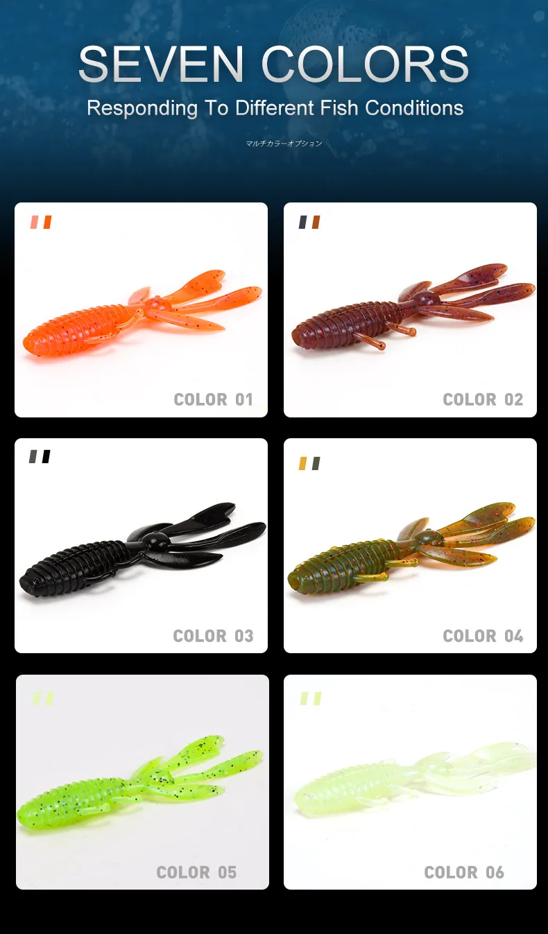 WML11 2g 60mm 12pcs Fishing Soft Soft Lure ABS Pencil Lure - view 17