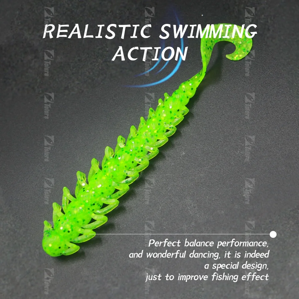 6g 110 mm Curly Tail Bass Fishing Bait ABS Pencil Lure - view 5