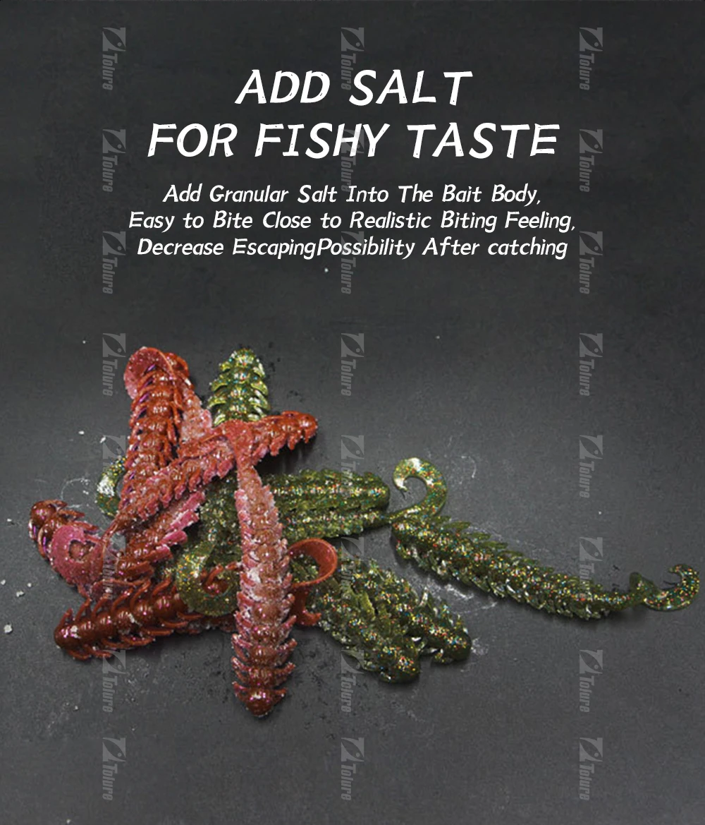 6g 110 mm Curly Tail Bass Fishing Bait ABS Pencil Lure - view 10