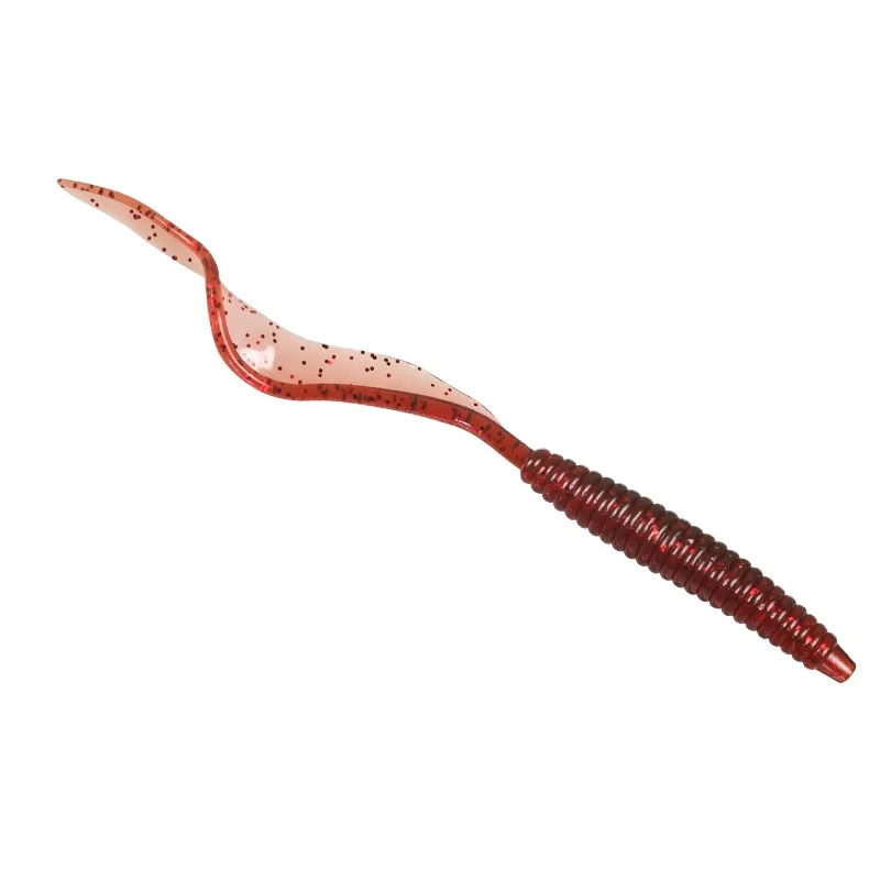 10PCS Soft Lure Silicone Trolling Fishing Bait Bass