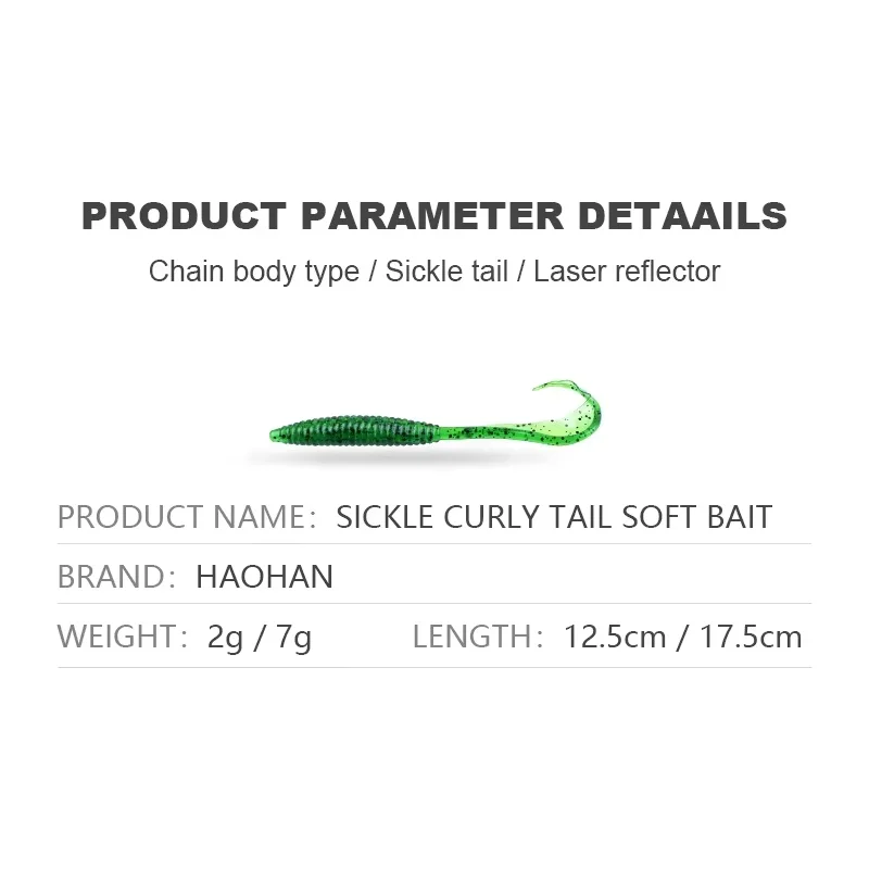 10PCS Soft Lure Silicone Trolling Fishing Bait Bass ABS Pencil Lure - view 2