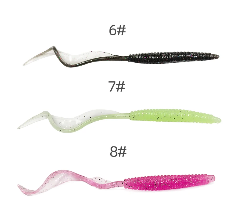 10PCS Soft Lure Silicone Trolling Fishing Bait Bass ABS Pencil Lure - view 7