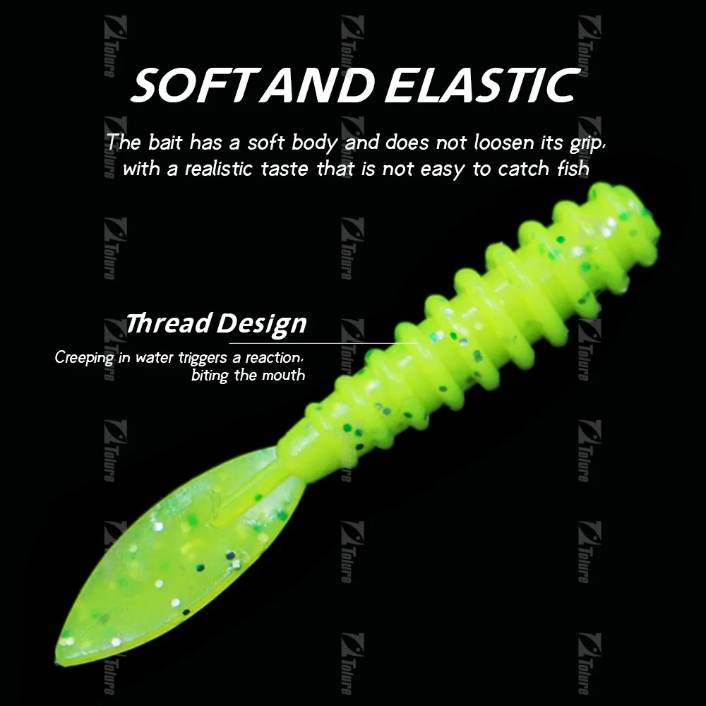 3.6 mm 0.4g 10pc/ Rubber Artificial Bass Silicone Soft Lure ABS Pencil Lure - view 15