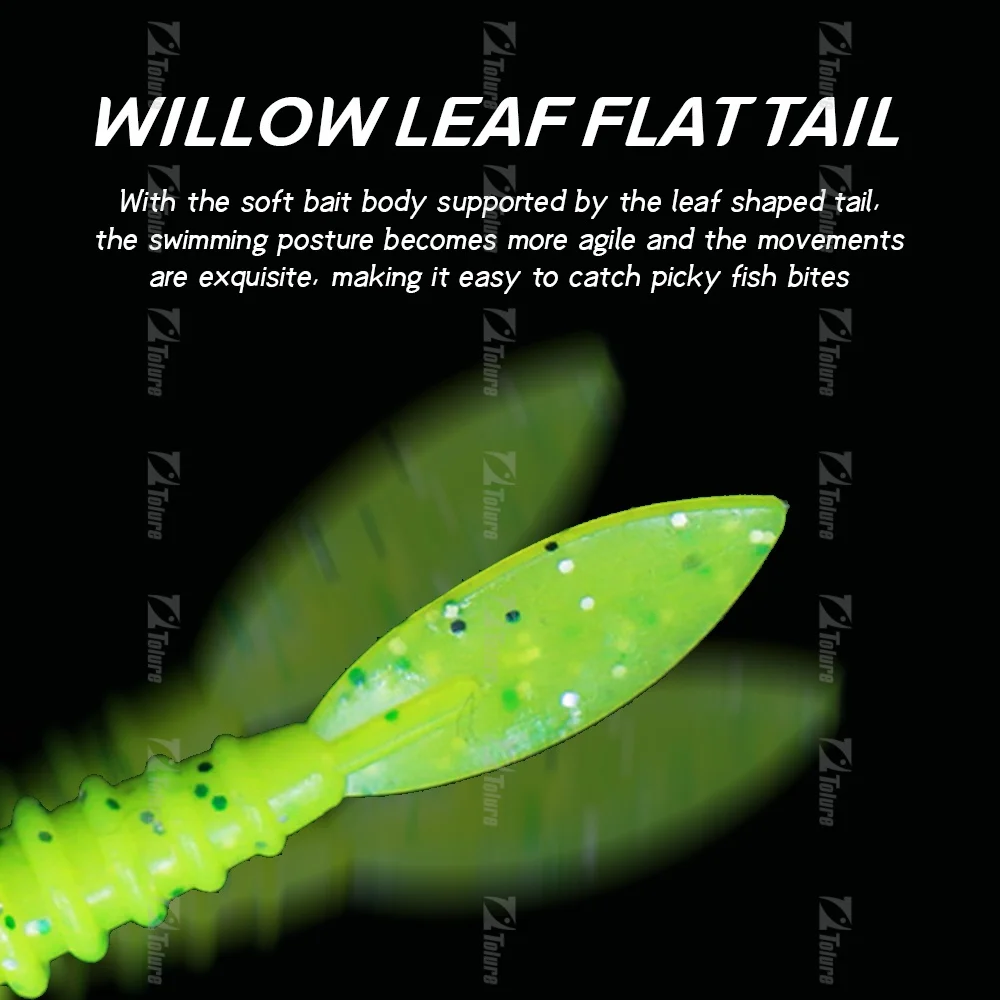 3.6 mm 0.4g 10pc/ Rubber Artificial Bass Silicone Soft Lure ABS Pencil Lure - view 1