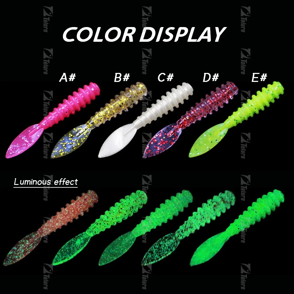 3.6 mm 0.4g 10pc/ Rubber Artificial Bass Silicone Soft Lure ABS Pencil Lure - view 2