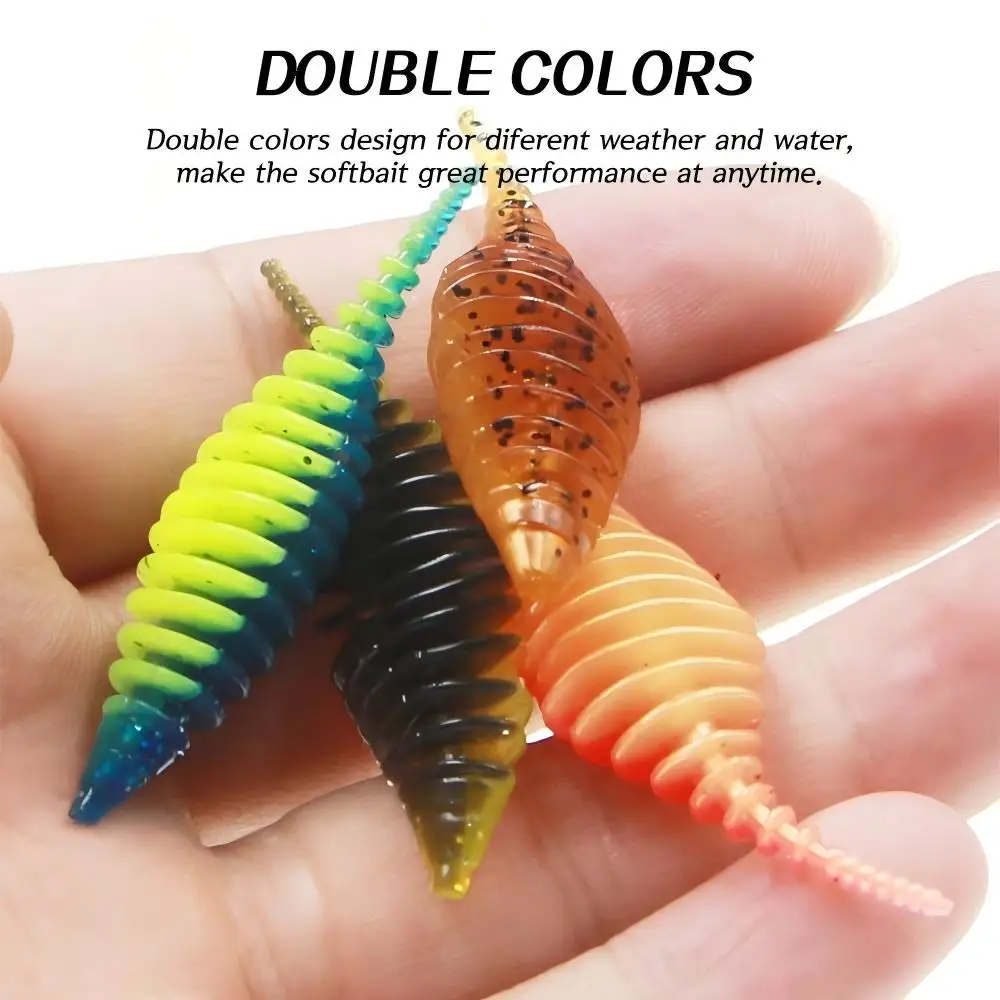 CHEERY 10 / 50 mm 1.6 g PVC Soft Worm Plastic Fishing Bait for 、 ABS Pencil Lure - view 9