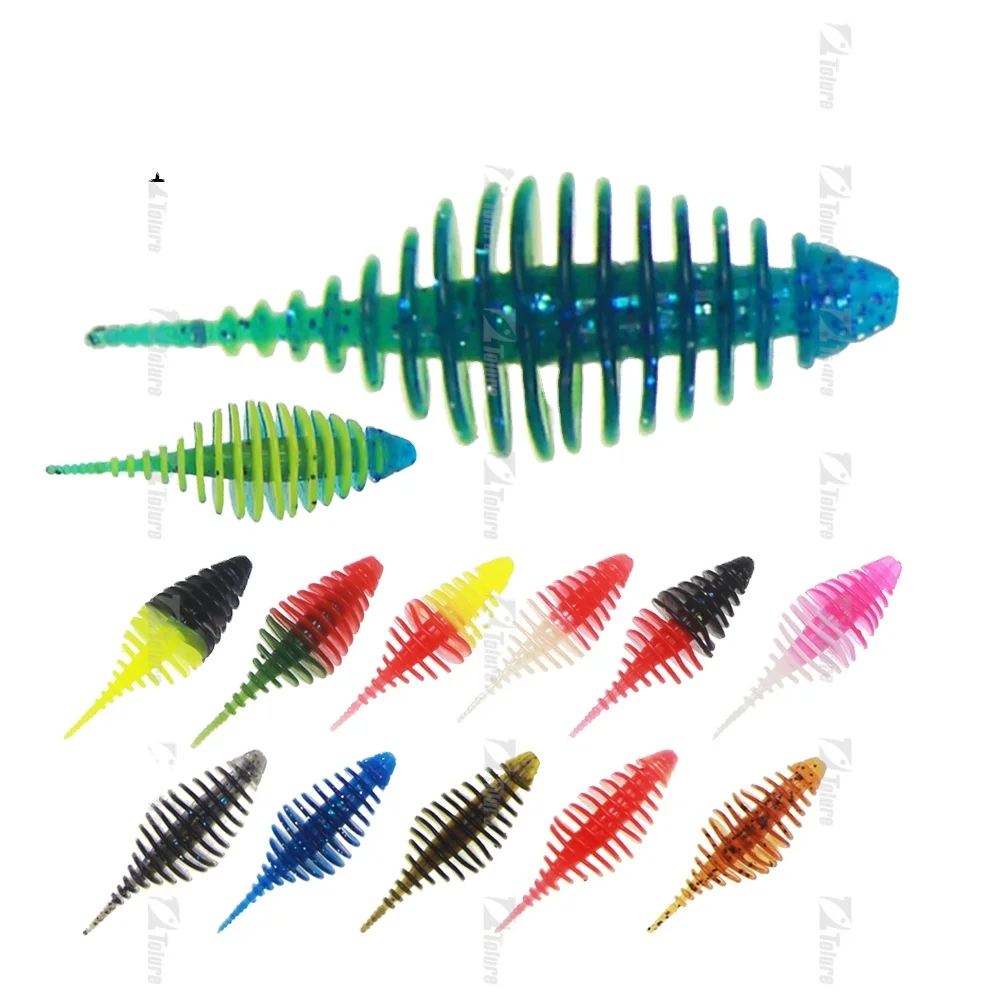 CHEERY 10 / 50 mm 1.6 g PVC Soft Worm Plastic Fishing Bait for 、 ABS Pencil Lure - view 12