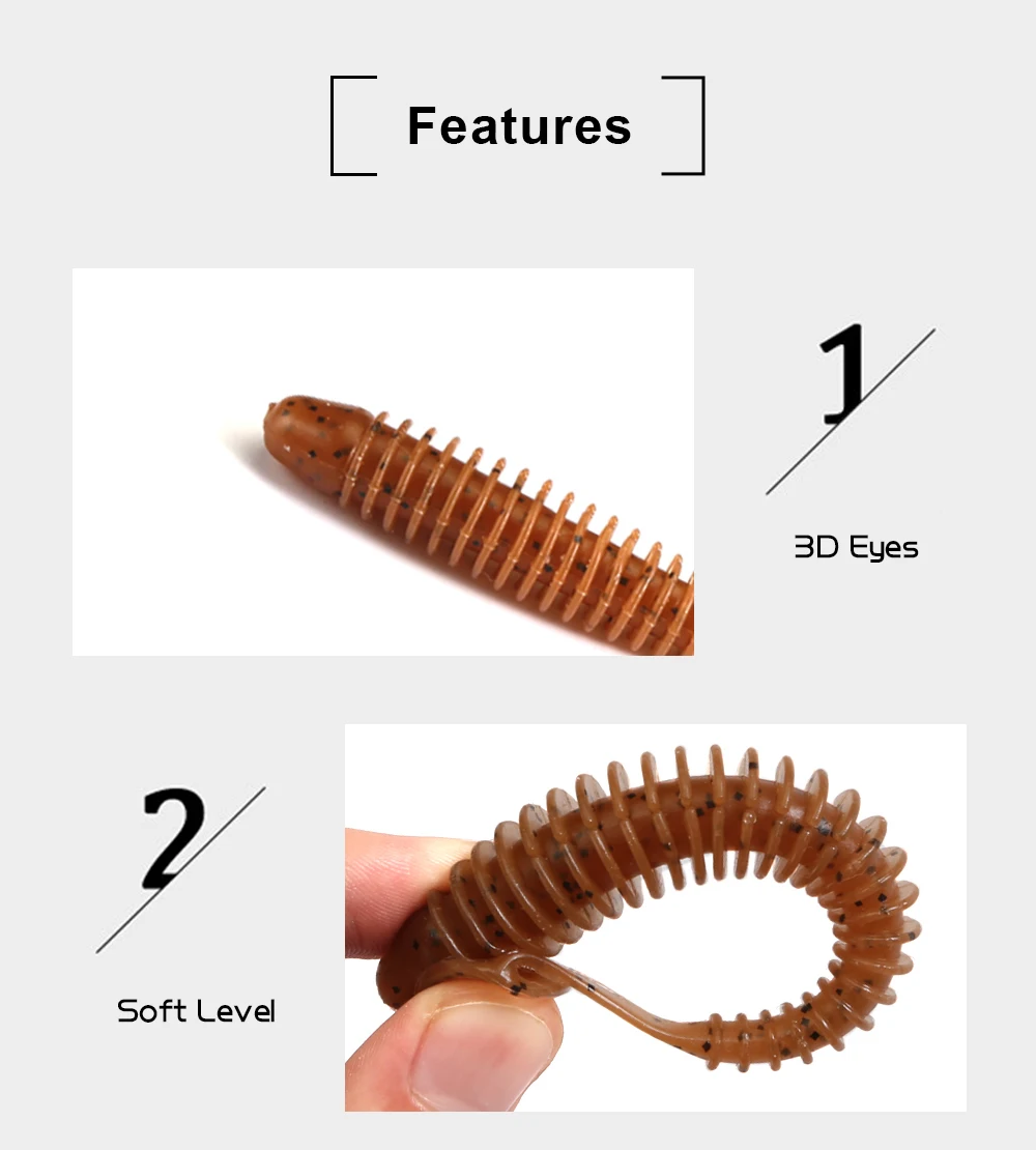 CHEERY 12cm 8.5g Paddle Tail Soft Lure Worm, for Freshwater ABS Pencil Lure - view 7