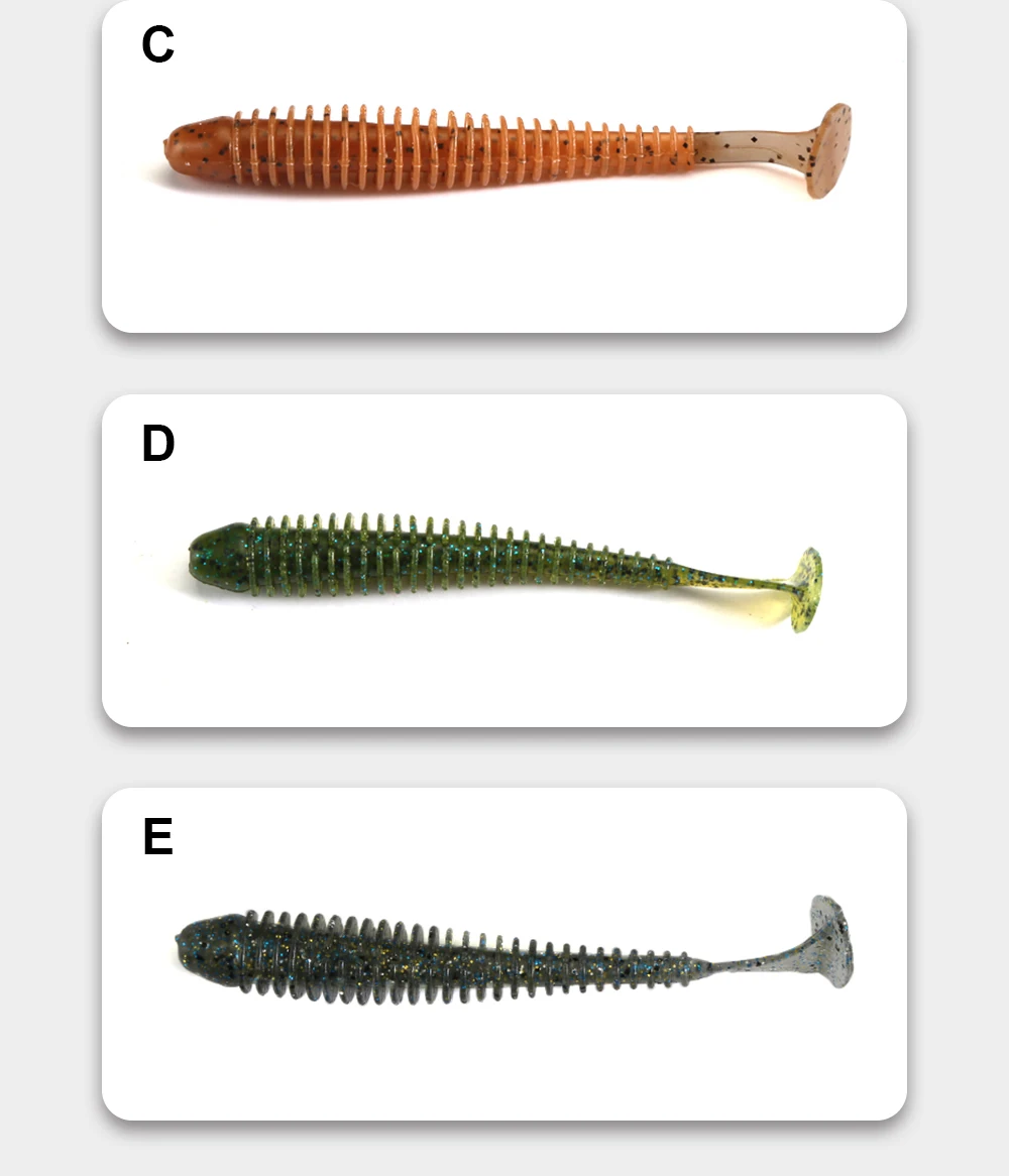 CHEERY 12cm 8.5g Paddle Tail Soft Lure Worm, for Freshwater ABS Pencil Lure - view 14