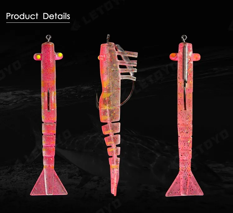 CHEERY 90mm 8.5g Saltwater Shrimp Fishing Bait Luminous ABS Pencil Lure - view 10