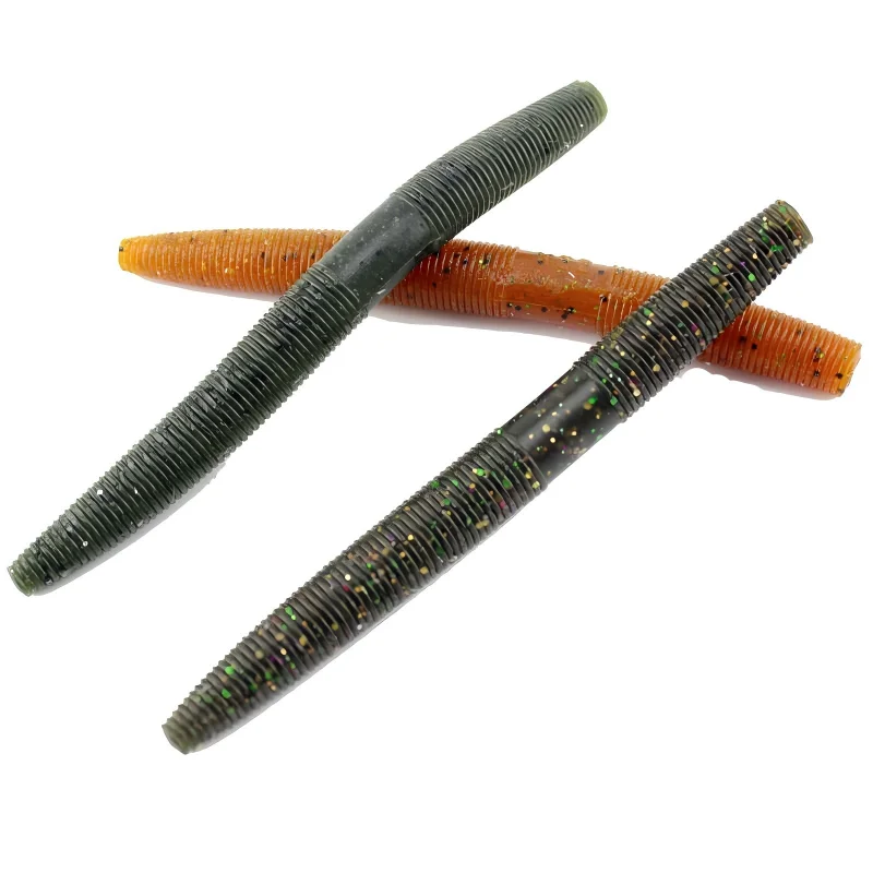 Cheery Worm Bait for Freshwater Bass ABS Pencil Lure - view 12