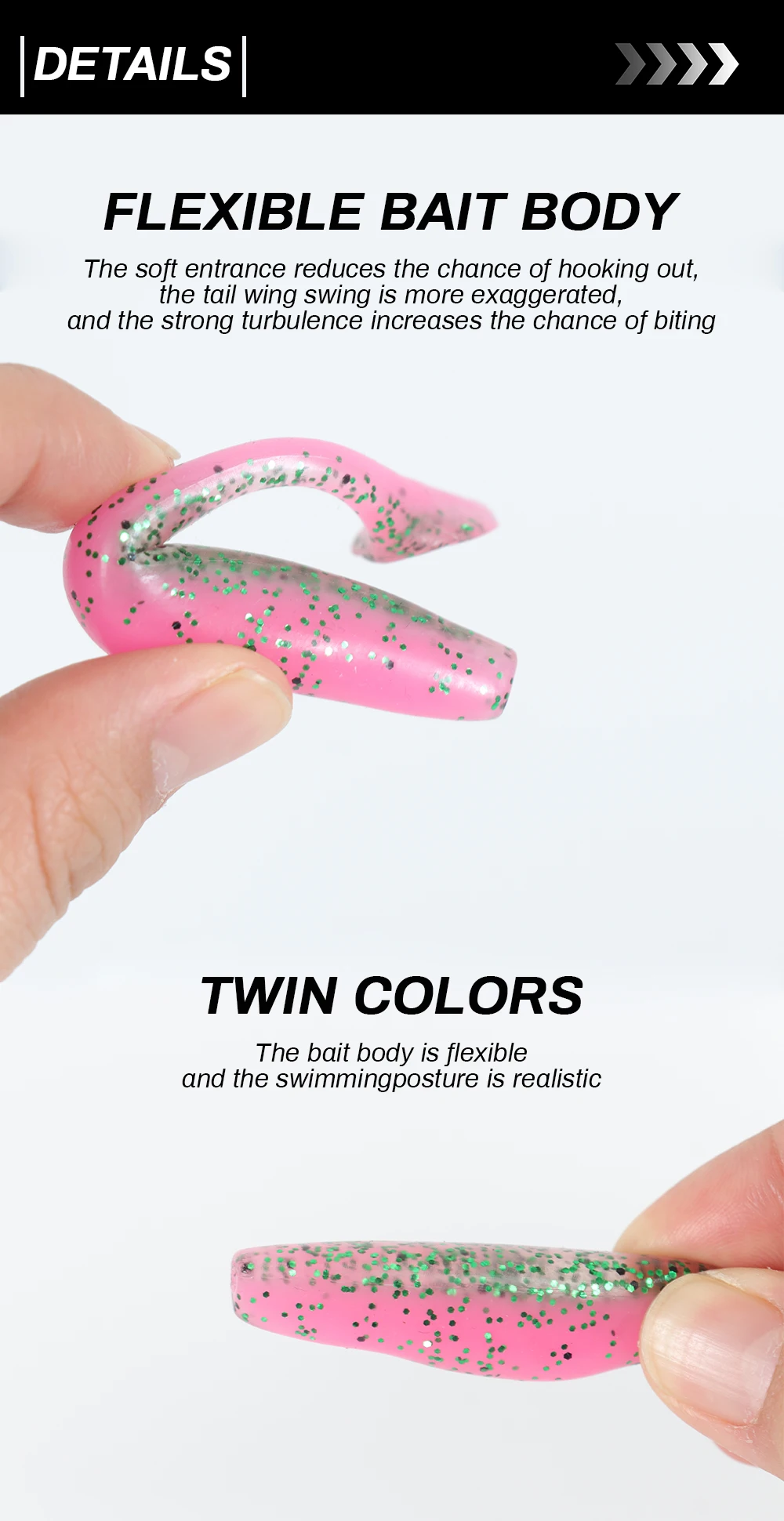 5.4 g 90 mm Luminous Soft Swimbait Stream ABS Pencil Lure - view 3