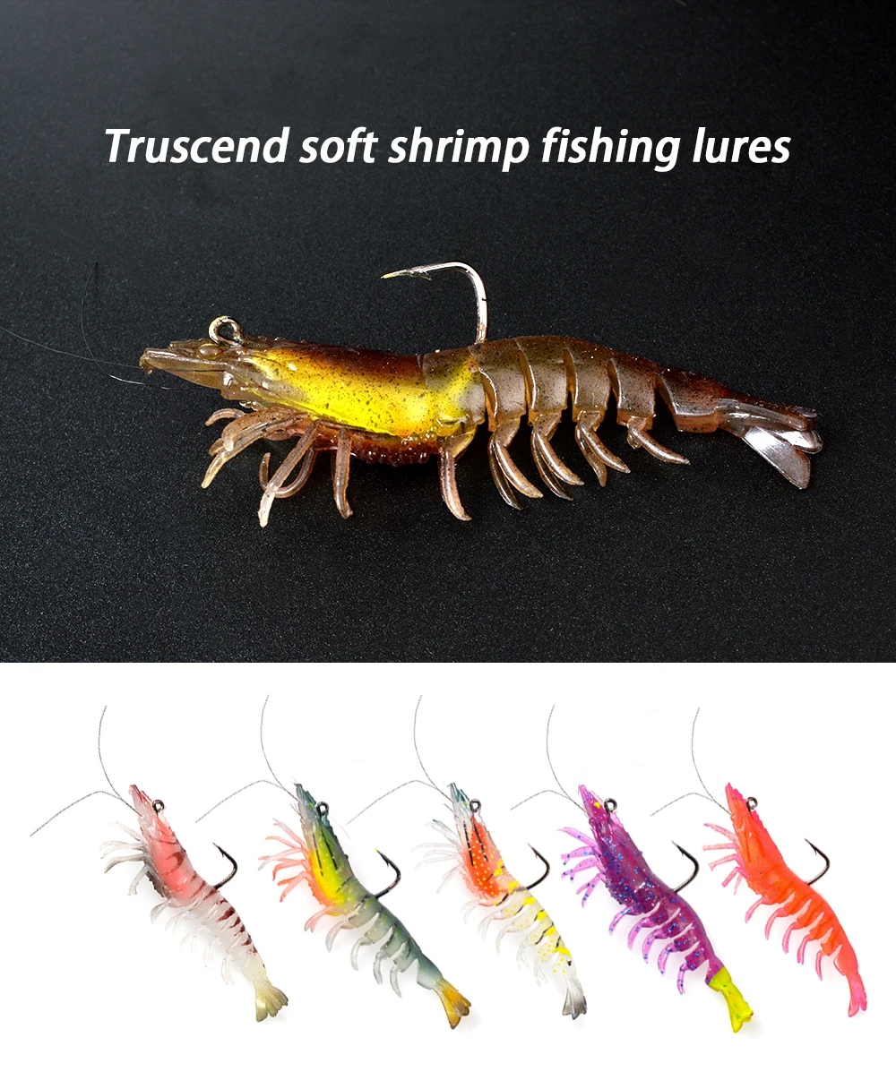 CHEERY Saltwater Soft Lure 15 g Luminous Plastic Shrimp Hooks ABS Pencil Lure - view 5