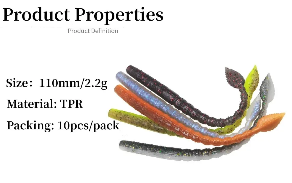 Cheery New 110mm/2.2G Senko Soft Plastic Fishing Bait TPR Lure ABS Pencil Lure - view 11