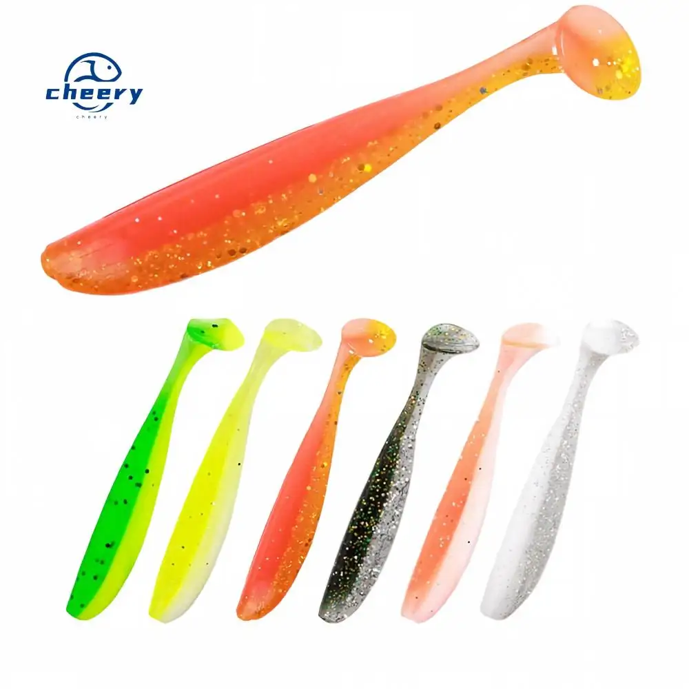CHEERY Plastic Fishing Bait Silicone Worm Rubber 6 cm 20 / PVC