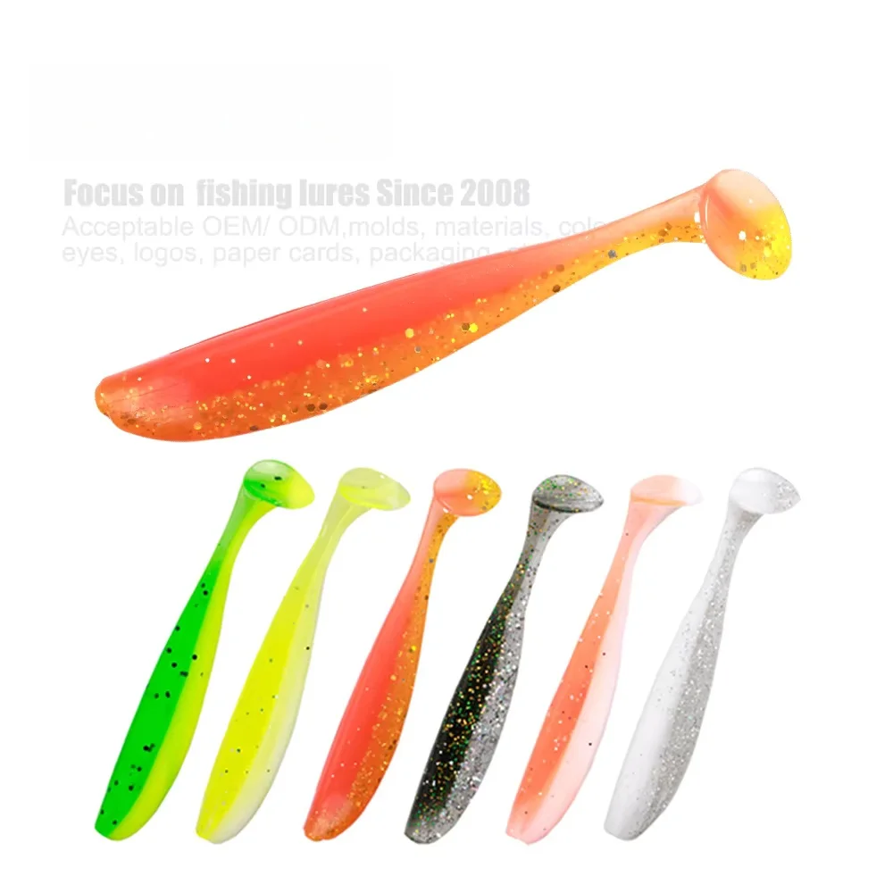 CHEERY Plastic Fishing Bait Silicone Worm Rubber 6 cm 20 / PVC ABS Pencil Lure - view 5