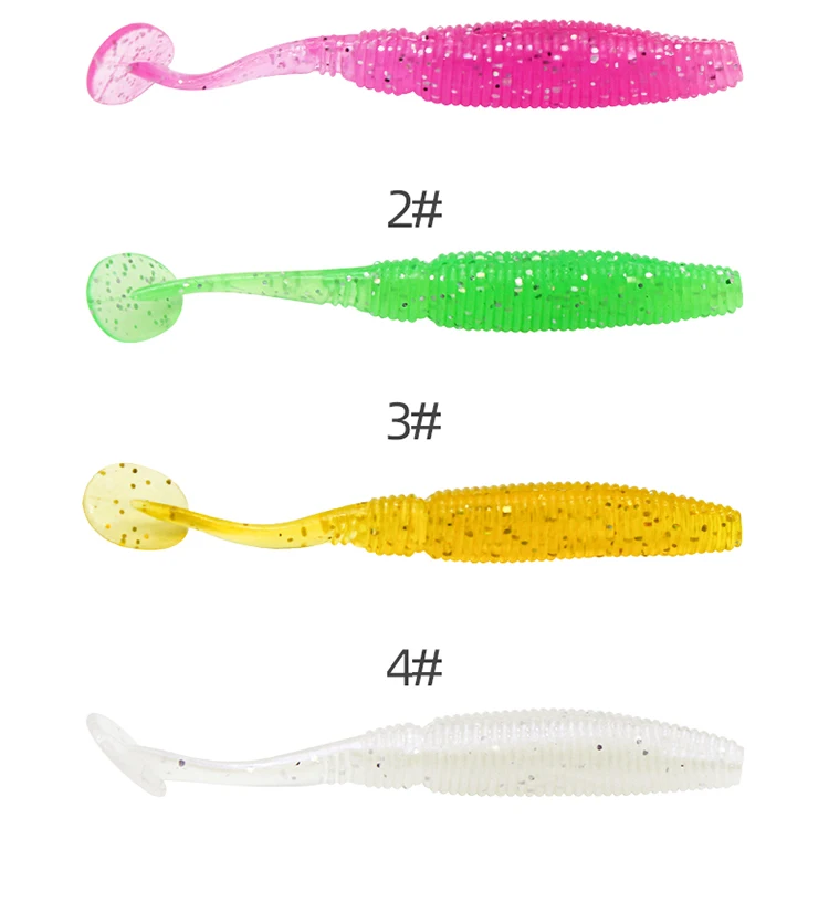 Fishing Bait Paddle Tail 1 g 8 cm Isca Soft Lure Bass Carp ABS Pencil Lure - view 5