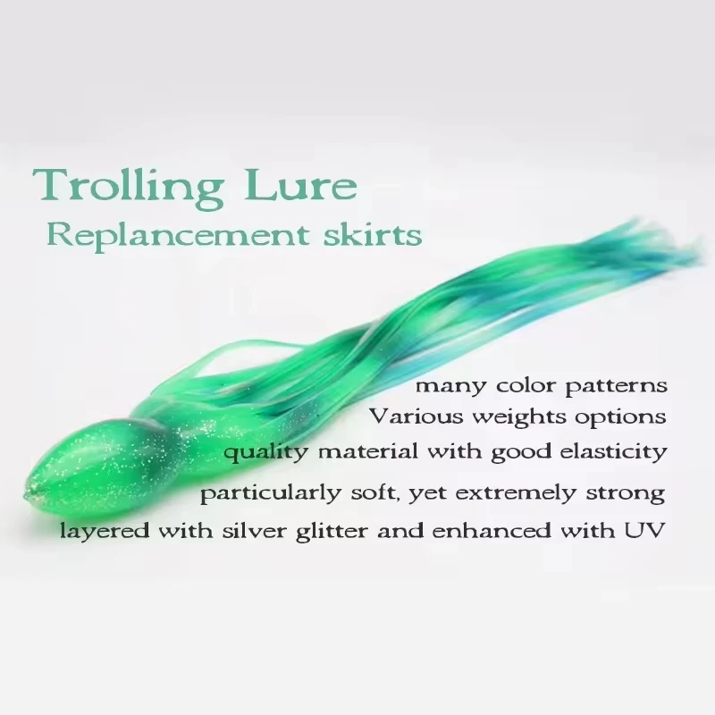 Cheery PVC Saltwater Fishing Trolling Skirts Soft Lure ABS Pencil Lure - view 3