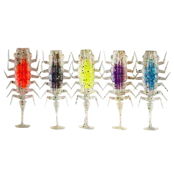 Cheery Palmer 5 cm 2g Plastic 5 TPR Soft Lure Shrimp