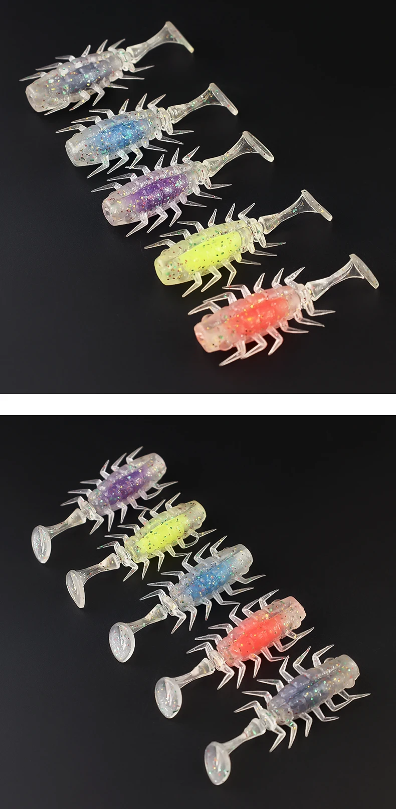 Cheery Palmer 5 cm 2g Plastic 5 TPR Soft Lure Shrimp ABS Pencil Lure - view 5