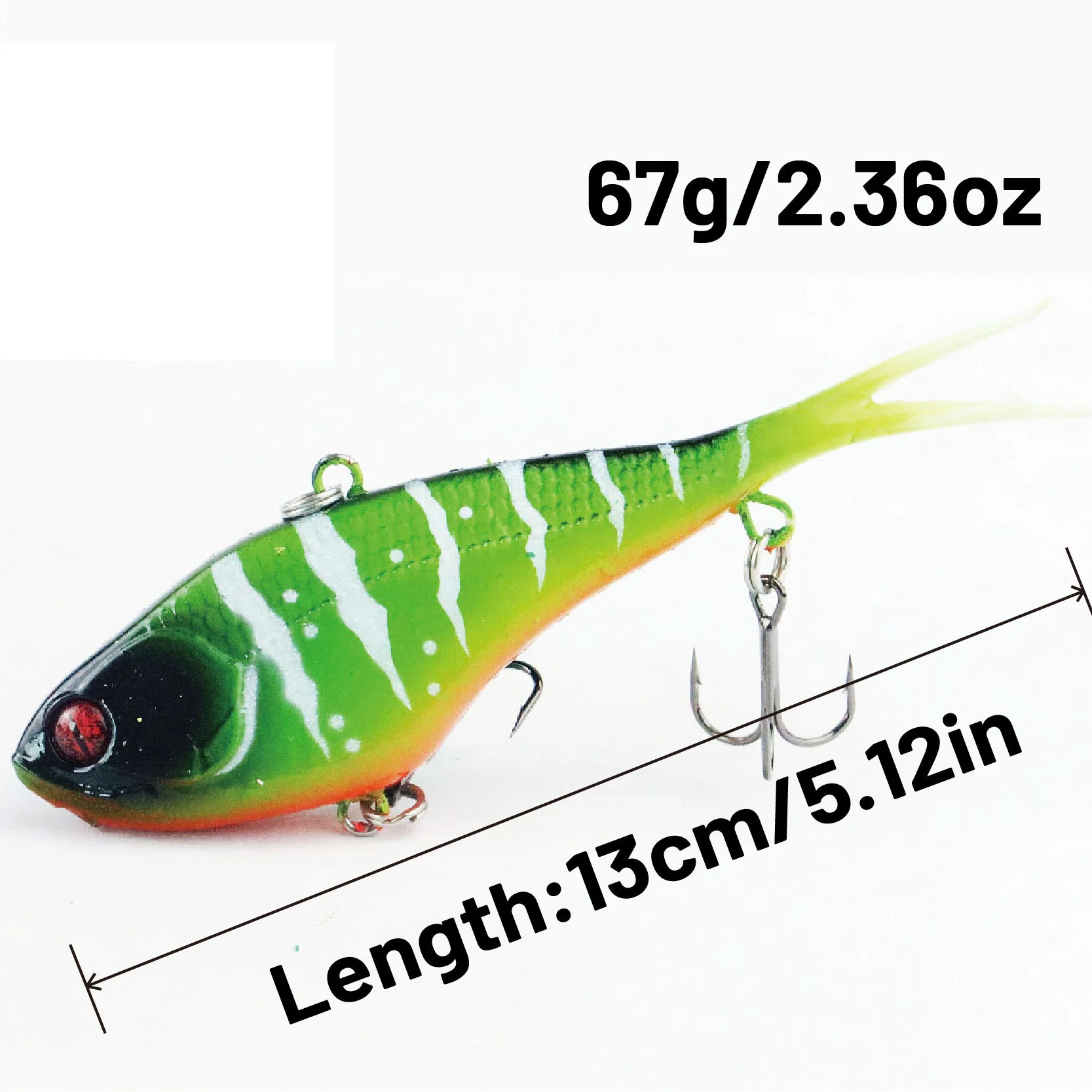 Cheery 130 mm 60g Fishing Bait Freshwater Lead Bass ABS Pencil Lure - view 3