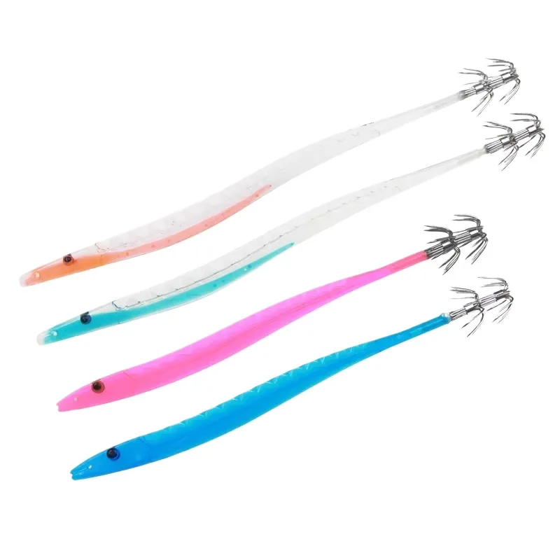 Cheery Shrimp Plastic Hairtail Bait