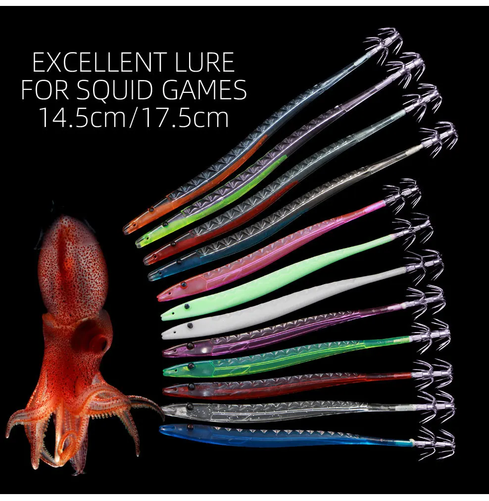 Cheery Shrimp Plastic Hairtail Bait ABS Pencil Lure - view 10