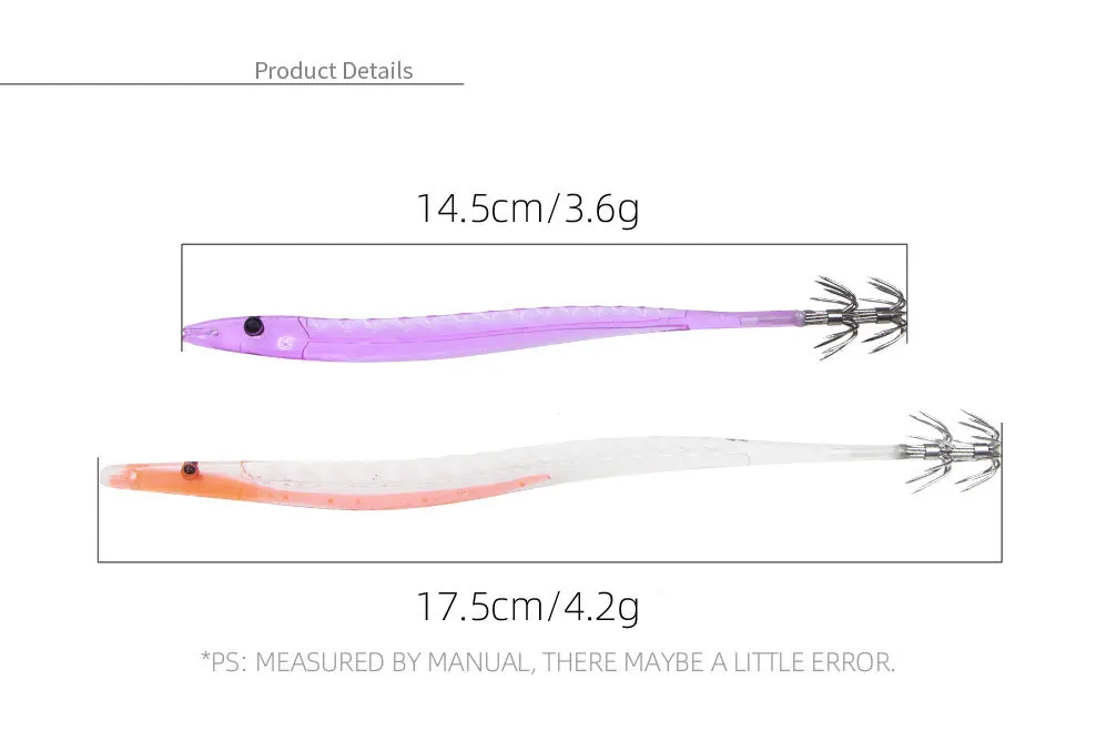 Cheery Shrimp Plastic Hairtail Bait ABS Pencil Lure - view 12