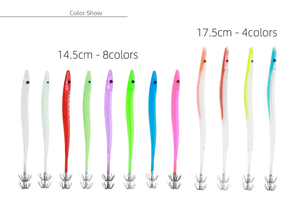 Cheery Shrimp Plastic Hairtail Bait ABS Pencil Lure - view 15