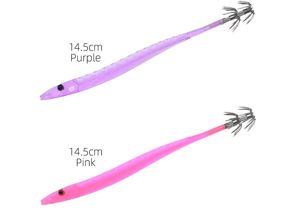 Cheery Shrimp Plastic Hairtail Bait ABS Pencil Lure - view 17